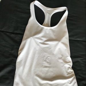 White fabletics tank